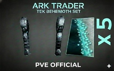 ARK Ascended X5 Tek Behemoth Set  Official PVE  Cheapest Price Pc/Xbox/Ps5