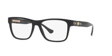 Versace VE3303 GB1 Eyeglasses 57mm Black / Clear Demo Lens