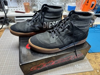 Alpinestar Diesel AS-DSL Akio Motorcycle Shoes Black Size 12.5 | eBay