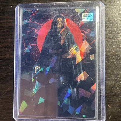 2025 Topps Star Wars Galaxy #FTD-13 Emperor Palpatine - ATOMIC Refractor /150