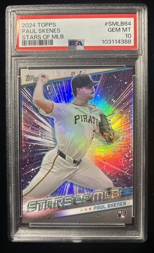 2024 Topps Update Series - Stars of Mlb Paul Skenes #SMLB-64 (RC) PSA 10