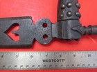 1800S NATIVE AMERICAN PIPE TOMAHAWK BEADED DROP BRANDED TACKED HEART CUTOUT RARE — photo 6