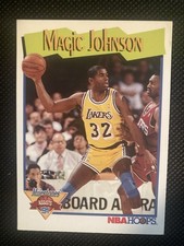 1991-92 NBA Hoops - Milestones Magic Johnson #316