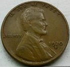 US 1930-S Lincoln Wheat Cent  **