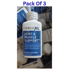 OmegaXL Joint Support Supplement-120 Capsules Pack of 3 Natural Muscle Health