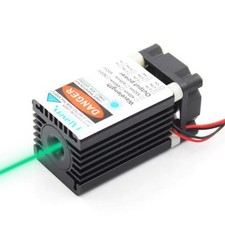 12V 505nm 80mW Green Laser Diode Module DIY Fixed Focus TTL Modulation PWM Power