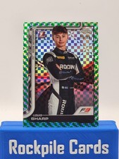 2025 Topps Chrome F1 - F3 Drivers Louis Sharp #68 Green Checker Flag /99 (RC)