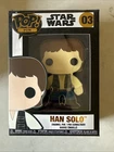 Funko Pop! Pin Star Wars Han Solo 4" Enamel Pin 03 NEW