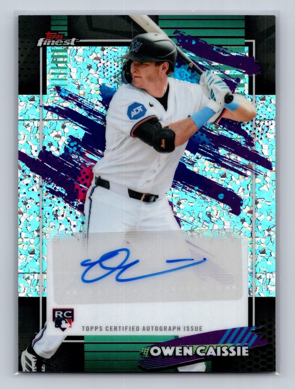 Topps 2026 Finest Owen Caissie Finest Auto FMA-OC Rookie Auto Mini Diamond
