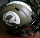 Kyren Williams Signed Salute To Service Full Size Speed Rep Helmet