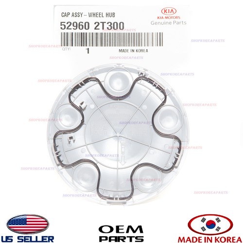 NEW Genuine Wheel Hub Center Cap Silver w/ Kia Logo OEM Kia Optima 2011