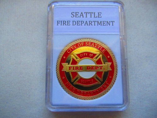 Departamento de bomberos de Seattle Moneda de desafío - Imagen 2 de 12