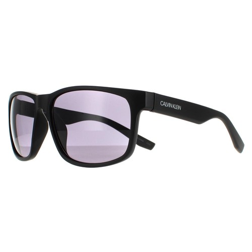 Calvin Klein Sunglasses CK19539S 001 Matte Black Smoke Grey - Picture 2 of 4