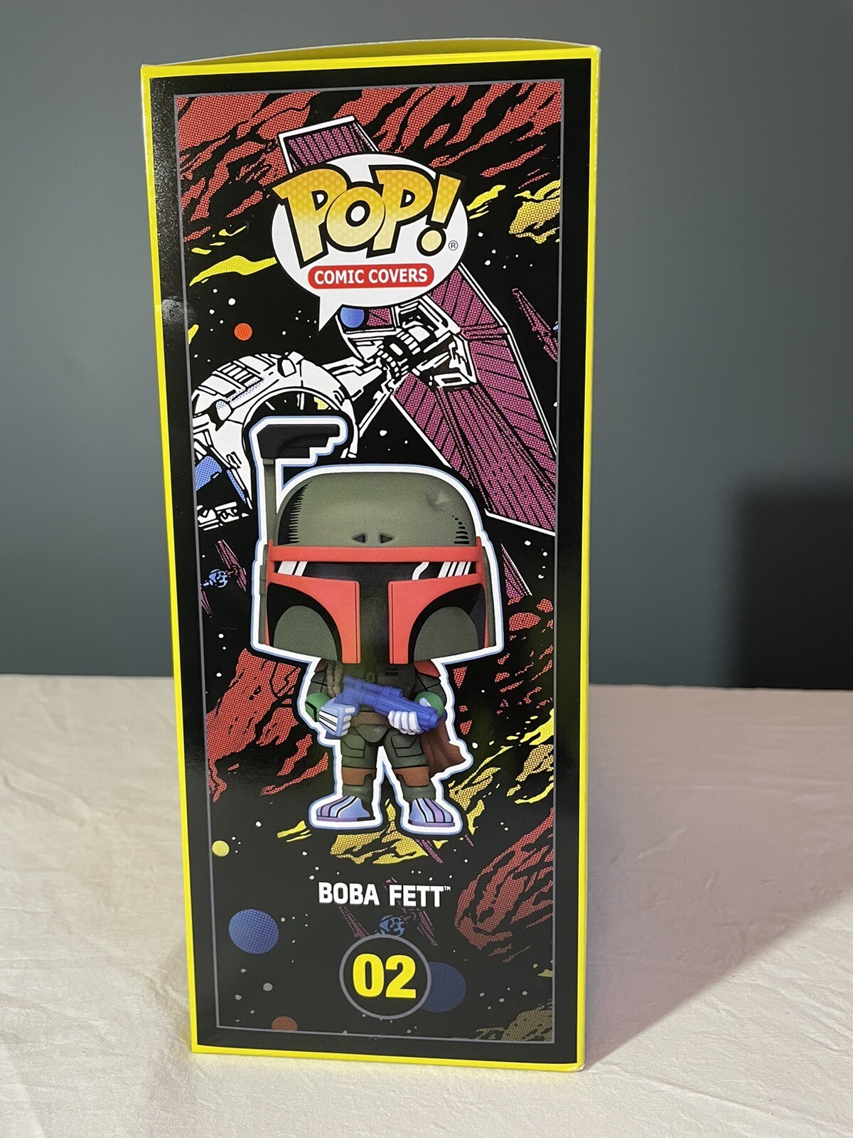 Display Geek Pop Protector For Star Wars Boba Fett #02 Funko Comic Covers - Plastic Storage Case