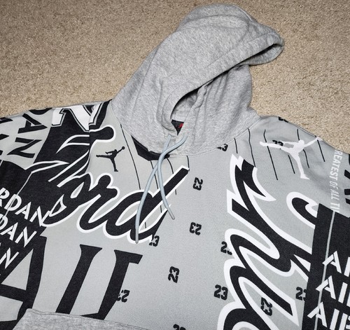 Size 1X - Women's Nike Jordan Essentials Fleece Hoodie Jogging Lounge Loose Fit - Picture 4 of 9