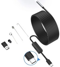 2M 6 LED USB Waterproof Endoscope Borescope Snake Video Camera 5mm PC  Android