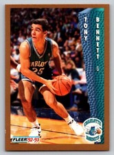 1992-93 Fleer Basketball Tony Bennett #308