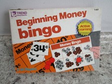 Trend Beginning Money Bingo Game for Classroom Use - Model T-097