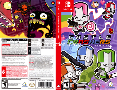 Castle Crashers Remastered Nintendo Switch Game Physical Edition