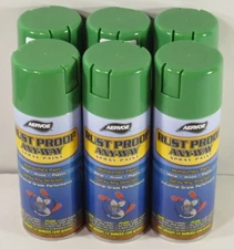 Aervoe 157 Rust Proof Any-Way Spray Paint John Deere Green 12 Oz Can Case of Six