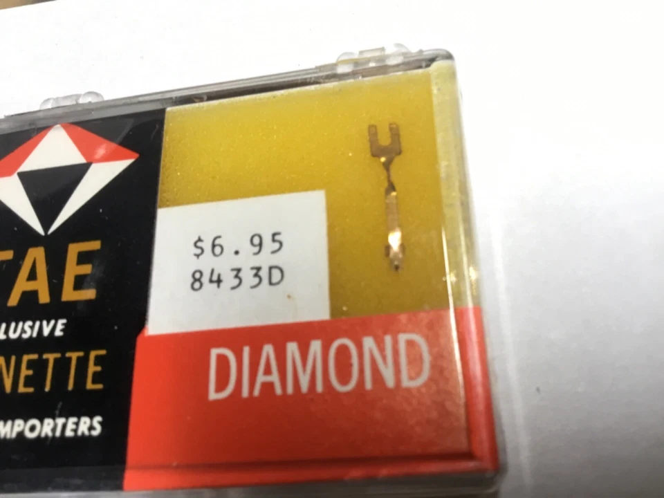 TAE 8433D Stylus ASTATIC CARTRIDGE 70,74,75 BSR TC-85 Varco ST Ronette D1-550N - Image 3 of 3