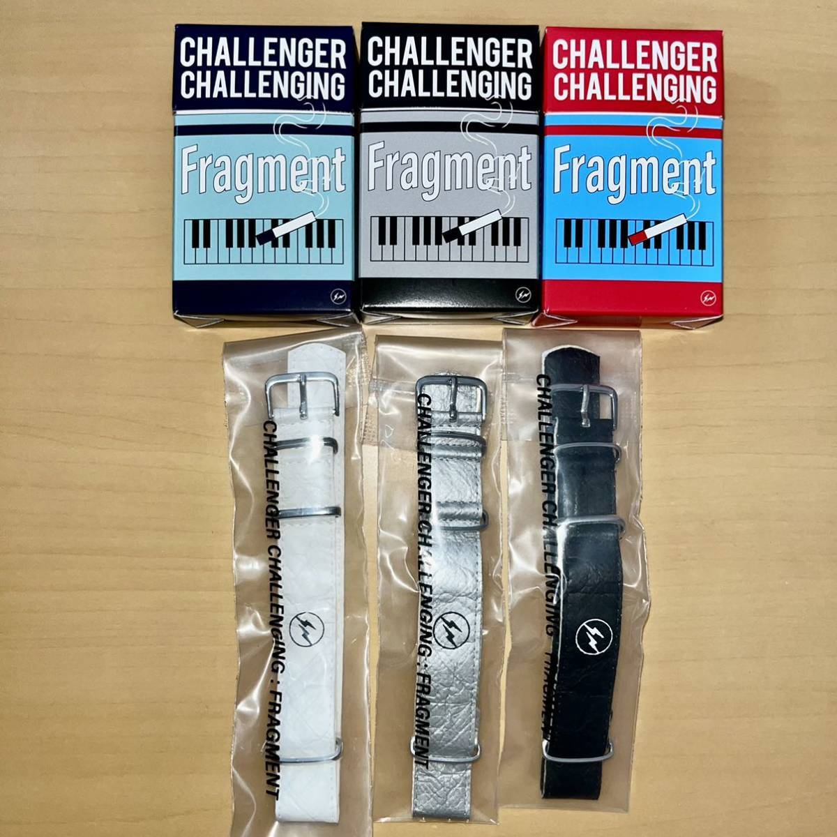 旗艦店限定 チャレンジャー フラグメント デザイン ウォッチベルト 黒 FRAGMENT / CHALLENGER ウォッチベルト 黒 旗艦店限定 チャレンジャー