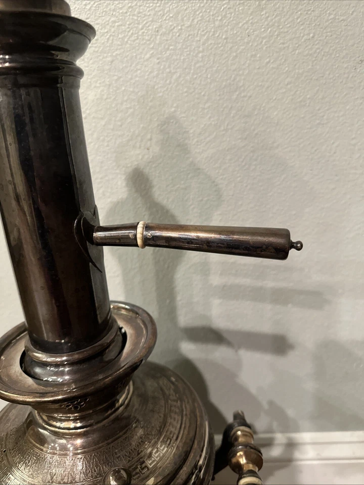 1880 C. Norblin & Co. Varsóvia banhado a prata Samovar Polen Russian Imperium - Imagem 4 de 4