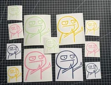 Decal / Sticker - Middle Finger F*ck You - Car / Motorcycle / MTB