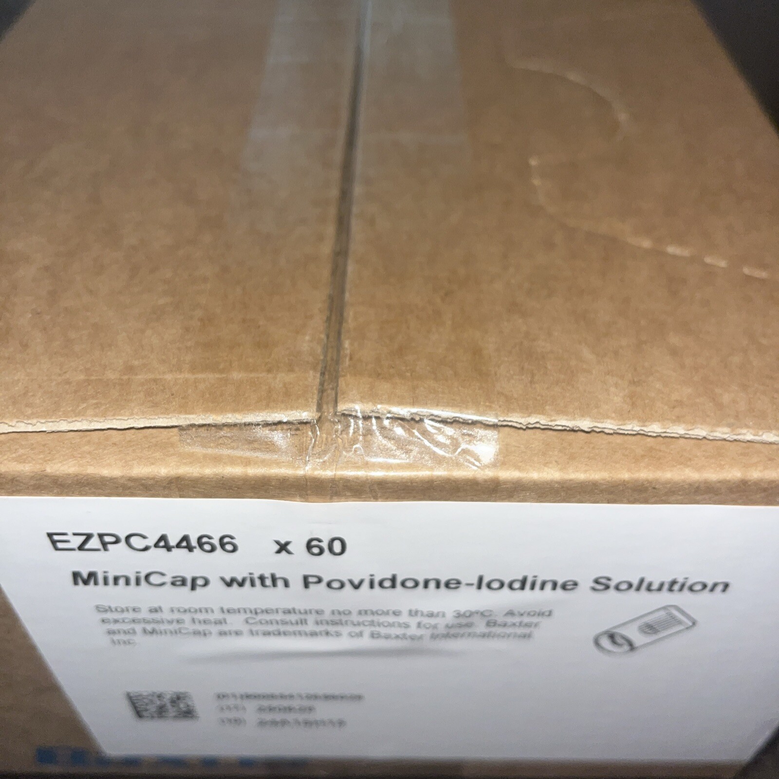 New MiniCap With PovidoneIodine Soultion medical supplies dialysis new