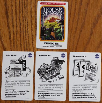 Choose Your Own Adventure: House of Danger Promo Card Kit Asmoplay Board Game