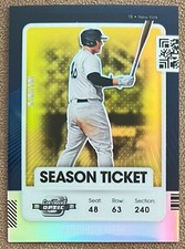 Anthony Rizzo 2021 Panini Contenders Optic GOLD SSP #53 /10 Cubs Chrome Parallel