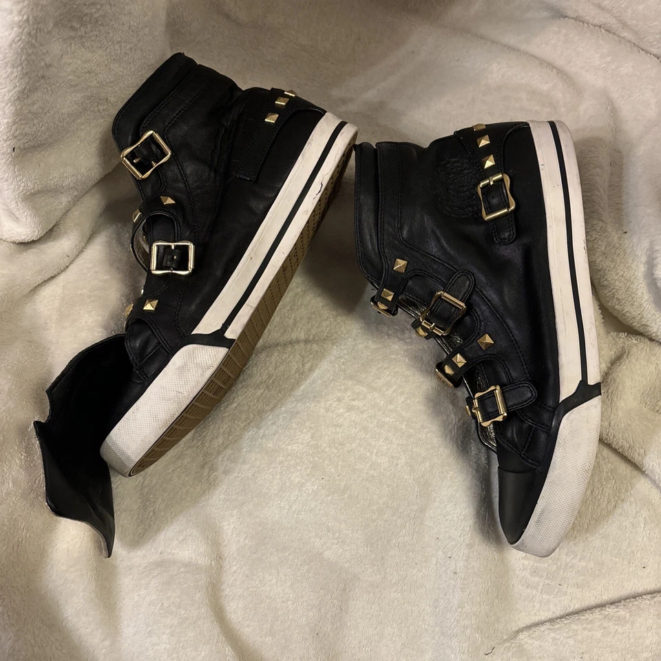 Upper   Cohelor Shoe Black Leather Women Size 7/ EU 37.5 - Image 2 of 4