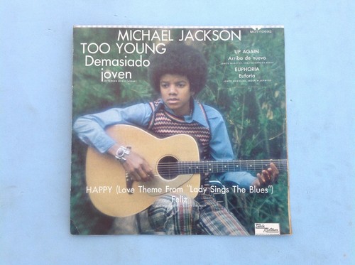 MICHAEL JACKSON TOO YOUNG + 3 RARE MEXICAN EP FROM MUSIC AND ME LP ALBUM - Picture 2 of 5