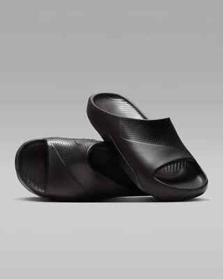 ★Nike★ Jordan Post Slide W Black FZ6511001 Nike Air Jordan Post Slides Sandals All Black Size 7 Womens
