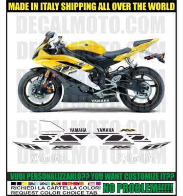 Stickers YZF R6 2006 50 Th Anniversary Set Compatible