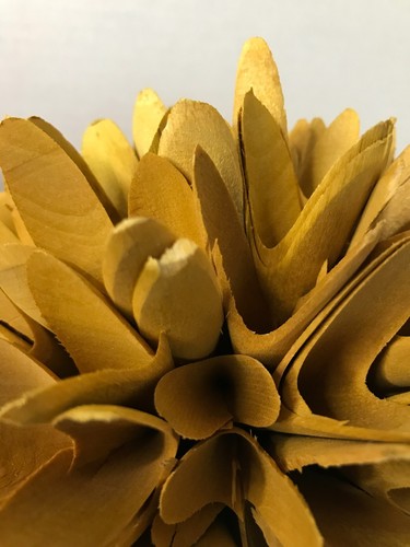 Handmade Hanging Wood Mum Flower Fall Colors/Decor - Picture 5 of 5