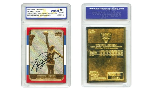 Jordan 1998 Panini Prizm Jordan Gold
