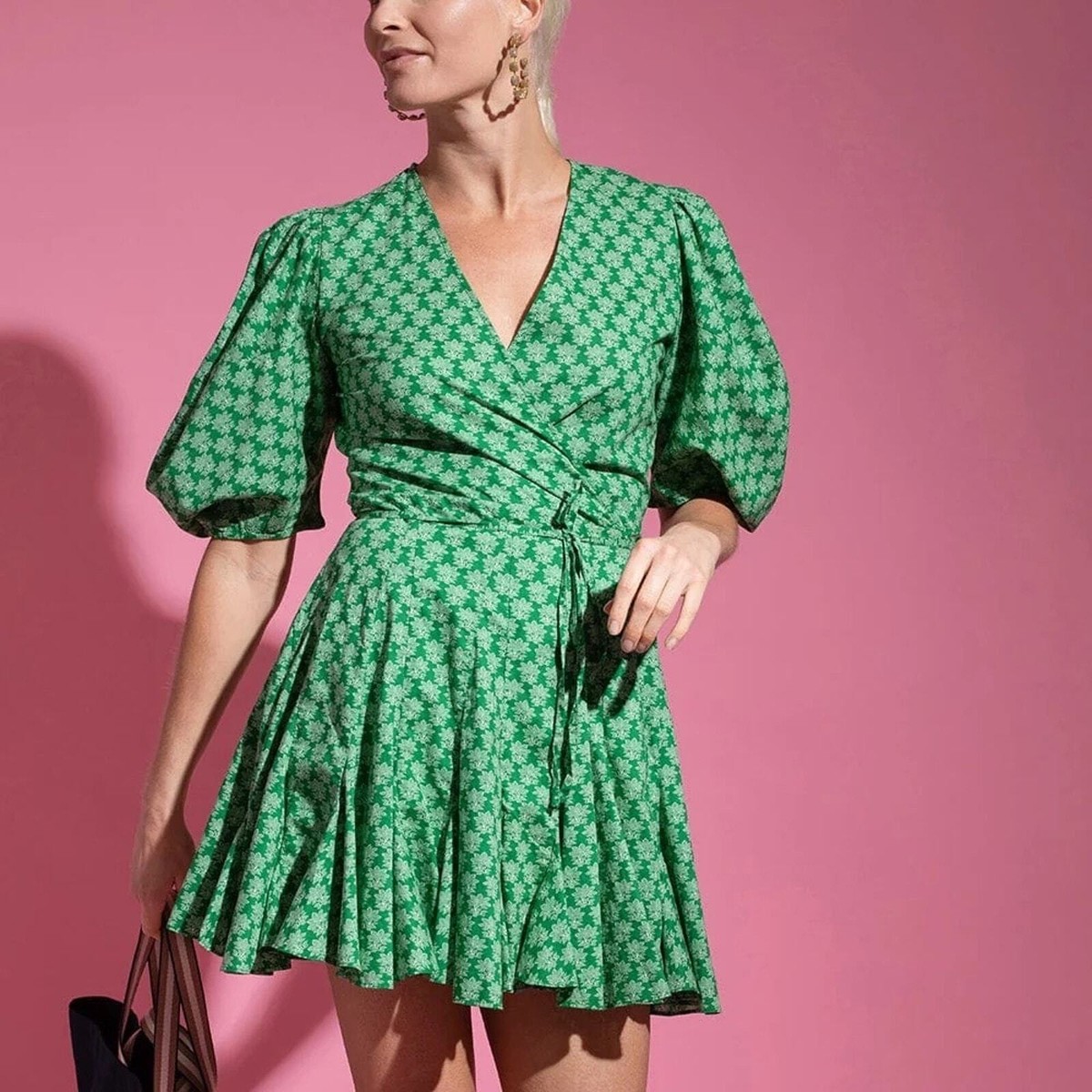 emerald green cotton dress Corset Dress