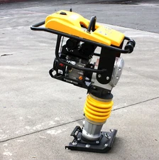 Dirt Soil Jumping Jack Tamping Rammer Tamper Compactor w/ 6.5HP 196cc Engine