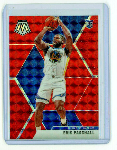 2019-20 Panini Mosaic Eric Paschall RC Red Mosaic #250