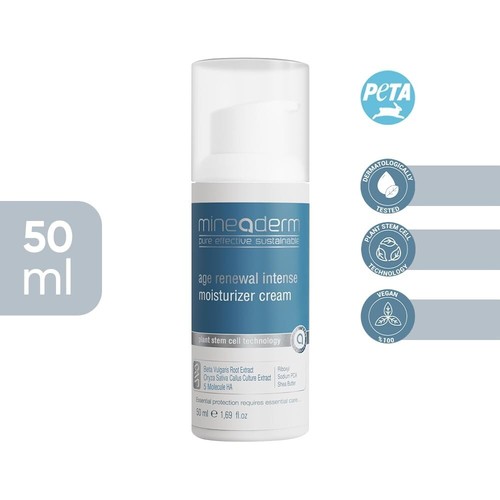 Mineaderm Age Renewal Intensive Feuchtigkeitscreme Creme für Gesicht Natürliche Hautpflege 1,69oz - Bild 5 von 5