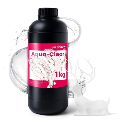 phrozen Aqua Resin for 3D Printing,405nm LCD UV-Curing Photopolymer ResinClear