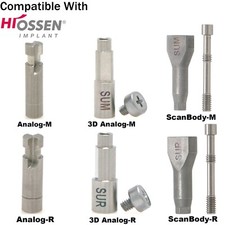 Dental 3D Analog Implant Scan Body Mini/Regular fits Osstem Hiossen ET ll lll lV