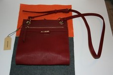MAX STUDIO HANDBAG GARNET WITH GOLD ACCENTS NEW WITH TAGS NEVER USED