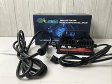 Yleide 48 Volt Golf Cart Battery Charger for EZGO TXT with 3-Pin Triangular Plug