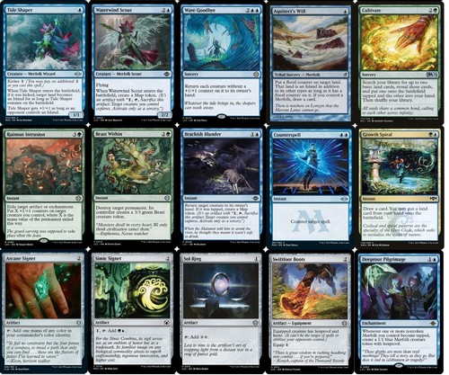 Commander Merfolk Deck - Hakbal - Simic - Blue Green - EDH -100 Card - MTG NM/M! - Picture 5 of 6