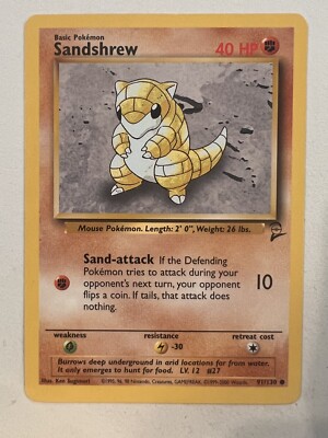 Nidorino 54/130 Uncommon Base Set 2 Pokemon Card
