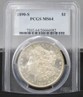 1890 S Morgan PCGS MS64 - near proof like PL