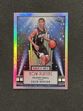 Caleb Houstan 2022-23 Panini NBA Hoops Now Playing Silver HOLO SP Foil RC #29 🏀