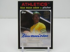 BLUE MOON ODOM 2020 TOPPS ARCHIVES FAN FAVORITES AUTGRAPH AUTO! ATHLETICS! 
